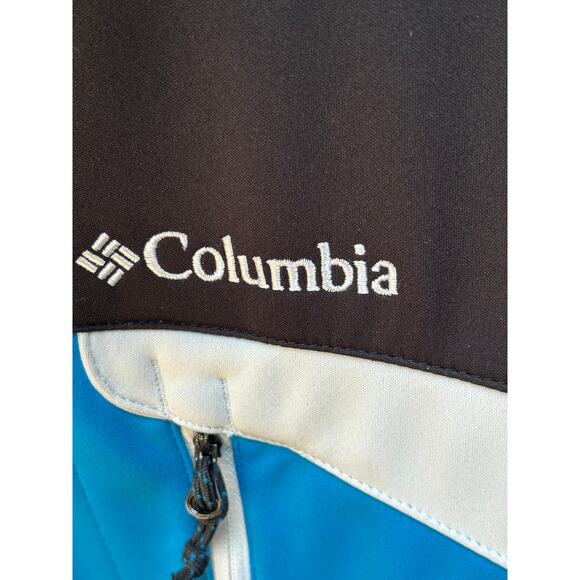 Columbia Ascender Softshell Jacket Men’s [Size L] Water-Resistant Windproof Blk - Picture 5 of 7